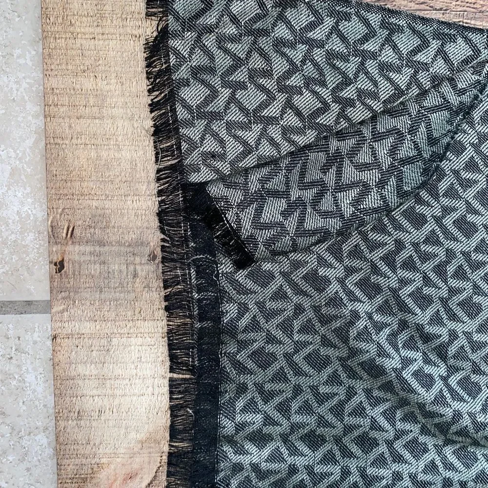 Michael Kors scarf raw hem